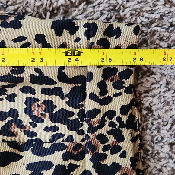 J Crew Leopard pencil skirt size 12 Tall - Picture 6 of 6